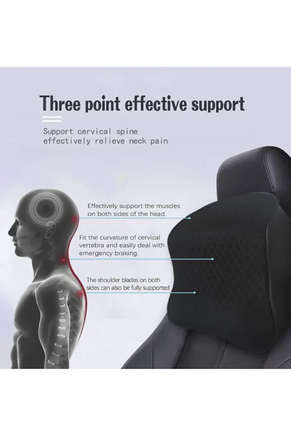 Memory Foam Car Head Rest